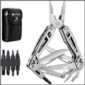 BIBURY Multitool 21 in 1 | Faltbar mit 4 Bit | Outdoor Tasche