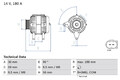 Lichtmaschine Generator für AUDI A4 B8 Avant A6 Allroad C6 Q7 Van