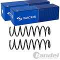 2X SACHS FAHRWERKSFEDERN HINTEN PASSEND FÜR AUDI A4 LINKS+RECHTS