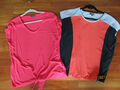 Street One 2x Shirts Gr. 38/40 - 1x orange/grau/schwarz + 1x pink "NEUwertig"