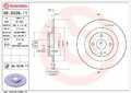 2x BREMBO Bremsscheibe 08.D226.11 für ABARTH  passend für FIAT