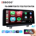 10,25" Android 14 Carplay Autoradio Für BMW F30 F31 4+64GB GPS Navi WIFI 4G DSP