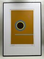 G3 Jean Leppien  Composition Lithografie Abstraction Creation gerahmt Wandbild