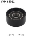 SKF VKM 63011 Umlenk-/Führungsrolle, Keilrippenriemen für Honda