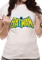 Batman - Retro Logo T-Shirt (fitted) White