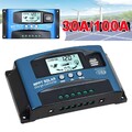 30A/100A 12V-24V MPPT Solar Ladegerät Controller Panel Regler Daul USB Digital