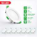 12er LED Einbaustrahler 68mm Dimmbar Panel Spot Leuchte Deckenleuchte Strahler