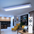 Deckenlampe Wohnzimmerleuchte Aufbaupanel RGB LED dimmbar Fernbedienung CCT weiß