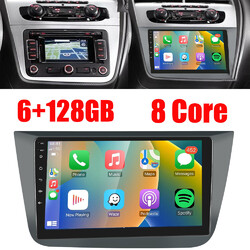 6+128GB Android 13 Autoradio Carplay GPS DSP IPS 8 Core für Seat Altea 2004-2015