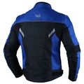 Herren Motorrad Textil Jacke Blau Motorrad Touring Jacke Biker Motorrad Jacke