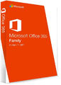 Microsoft 365 Family Office-Software Vollversion mit Cloud-Speicher 1 Jahr