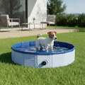 Hundepool 80 x 20 cm Hunde Swimmingpool Schwimmbecken Planschbecken Pool Faltbar