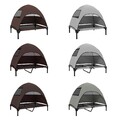 Hundeliege Outdoor mit Dach, Erhöhtes Hundebett für Hunde