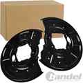2x SPRITZBLECH BREMSSCHEIBE ANKERBLECH HINTEN LI+RE passend für MERCEDES W212