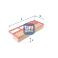UFI Luftfilter 30.265.00 für ALFA ROMEO  passend für FIAT FORD LANCIA OPEL