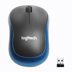 Logitec M185 Maus Wireless Schnurlos Mouse Kabellos Funk & USB Empfänger 1000DPI