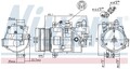 NISSENS 89043 Kompressor, Klimaanlage für BMW