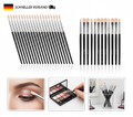 20 Stück Lidschatten Applikator, Schwamm Augenpinsel Lidschattenpinsel Schwam