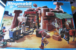 Playmobil Western  Goldmine mit Sprengkiste  No. 5246 Komplett