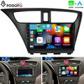 Android 13 2+32GB Autoradio GPS Navi Carplay 2+32GB Für Honda Civic IX 2012-2017