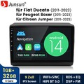 DAB+Autoradio Für Fiat Ducato Peugeot Boxer Citroen Jumper Android15 GPS Carplay