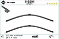 SWF VisioFlex Scheibenwischer Vorne für BMW 3 Coupe (E92) 3 Cabrio (E93)
