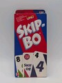 Skip-Bo Kartenspiel von Mattel 2003 alte Version Rot/Blau Gesellschaftsspiel 