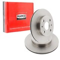 2x MAPCO BREMSSCHEIBEN 234mm BELÜFTET VORNE passend für DAIHATSU CUORE MOVE SIRI