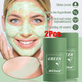 2 x Green Tea Purifying Clay Stick Mask Oil-Control Anti-Acne Solid Deep Cleanse