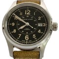 [Fast neuwertig mit Box] HAMILTON Khaki Field H705950 Champagner Automatik He...