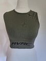revolution race damen Crop Top Sport BH L/XL fällt kleiner aus Olive Grün 