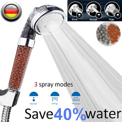 Duschkopf-Badezimmer Hoch Turbo Druck Kraftvoll Handbrause Duschbrause 3 Modi