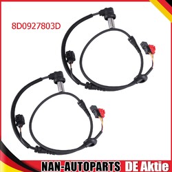 2 x ABS Sensor + Klemmhülsen Vorn Für VW Passat 3BG 3B AUDI A4 B5 AB Bj.1999
