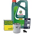 MANN-FILTER ÖLFILTER+5L CASTROL MAGNATEC 5W-30 A5 FÜR FORD FIESTA 5 JH JD 05-08