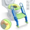 1~7 Kinder Toilettentrainer Toilettensitz Lerntöpfchen WC Sitz mit Treppe Grün