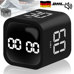 Digitaler Kurzzeitmesser Küchentimer Eieruhr LCD Stoppuhr Grillen Würfel-Timer