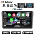 Carplay Android 13 1+32G Autoradio GPS NAV RDS BT Kamera Für Audi A3 8P 03-2013