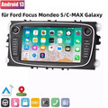 7" Für Ford Focus Mondeo MK4 C/S-Max Autoradio Android 14 GPS Navi RDS FM 2+32GB