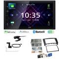JVC Autoradio Apple CarPlay für Mercedes Benz C-Klasse Coupe Facelift mit Canbus