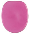 GLITZER PINK WC SITZ TOILETTENDECKEL KLODECKEL DECKEL MIT ABSENKAUTOMATIK