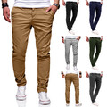 behype. Herren Basic Chino Jeanshose Stretch Jeans Regular Slim-Fit Hose 80-0310