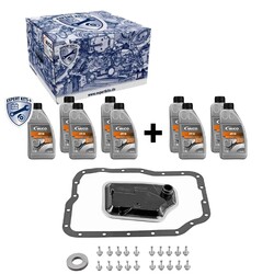 VAICO ÖLWECHSEL-SET + 9L ÖL passend für 4 GANG-AUTOMATIK FORD C-MAX FIESTA FOCUS
