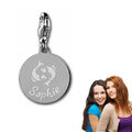 Charm Sternzeichen Anhänger mit Gravur- 925er Sterling Silber- Juwelier-Qalität