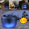 2.5L Trinkbrunnen Automatisch Haustier Wasserspender für Katzen Hunde 20dB