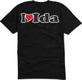 T-Shirt / Funshirt Mann o. Frau - Ich liebe - I LOVE Ida