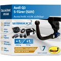ANHÄNGERKUPPLUNG vert. abnehmbar für Audi Q3 ab 18 +13pol E-Satz Erich J
