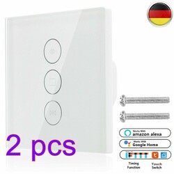Smart Wifi WLAN Schalter Zeitschaltuhr APP Touch,für Rolladen Jalousie Rohrmotor