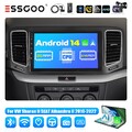 64G Android 14 CarPlay Autoradio DAB+ GPS NAVI Cam Für VW Sharan II 7N 2010-2021
