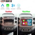 Für VW Tiguan 5N 2007-2016 Apple Carplay Android 15 Autoradio GPS NAVI RDS 4+64G