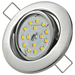 LED Einbaustrahler Einbau-Leuchten Lampe ultra-flach Decken-Spots Tomas 5W 230V